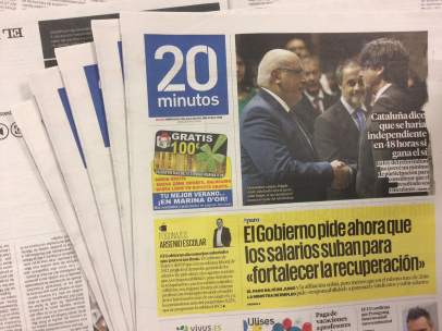 Ejemplar del 20minutos