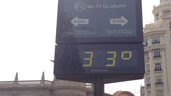 El cel seguix clar i les temperatures no superaran els 34 graus a la Comunitat Valenciana El cel seguix clar i les temperatures no superaran els 34 graus a la Comunitat Valenciana