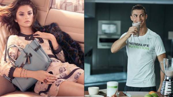 Selena Gomez y Cristiano Ronaldo Selena Gomez y Cristiano Ronaldo