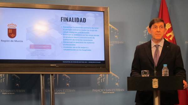 El Consejero De Salud Presenta El Plan En Rueda De Prensa El Consejero De Salud Presenta El Plan En Rueda De Prensa