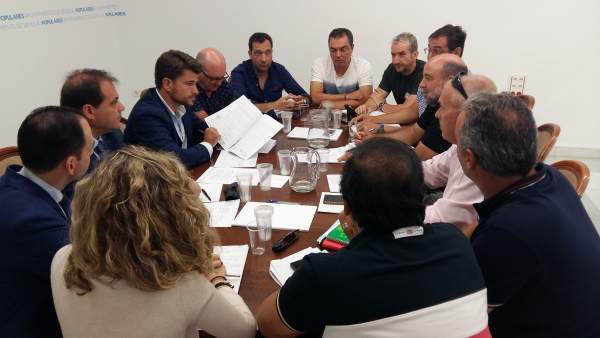 Reunión del PP con sindicatos municipales Reunión del PP con sindicatos municipales