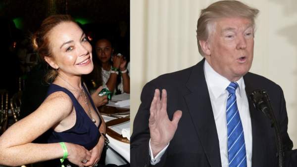 Lindsay Lohan y Donald Trump Lindsay Lohan y Donald Trump