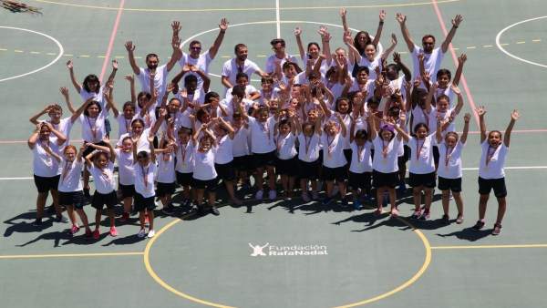 Jornadas 'Más allá del deporte' de la Fundación Rafa Nadal y Telefónica Jornadas 'Más allá del deporte' de la Fundación Rafa Nadal y Telefónica