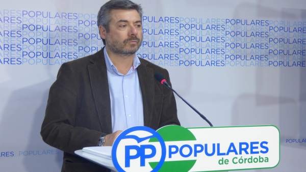 Miguel Ángel Torrico en la sede del PP de Córdoba Miguel Ángel Torrico en la sede del PP de Córdoba