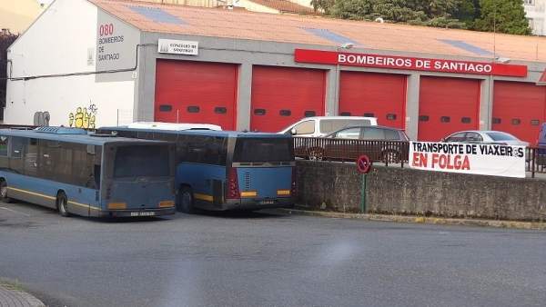Transporte público de viajeros en huelga Transporte público de viajeros en huelga