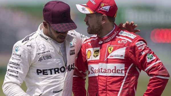 Hamilton y Vettel Hamilton y Vettel