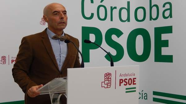 Antonio Hurtado en la sede del PSOE de Córdoba Antonio Hurtado en la sede del PSOE de Córdoba
