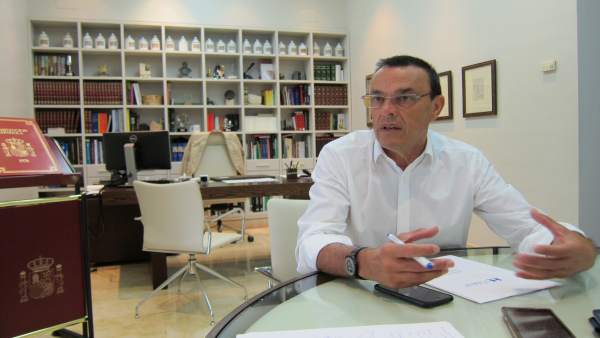 El presidente de la Diputación, Ignacio Caraballo. El presidente de la Diputación, Ignacio Caraballo.