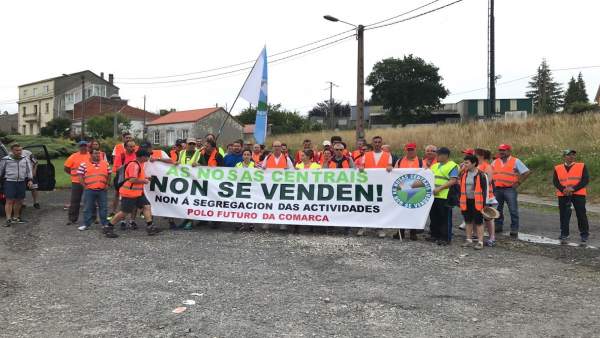 Protesta de Ferroatlántica Protesta de Ferroatlántica