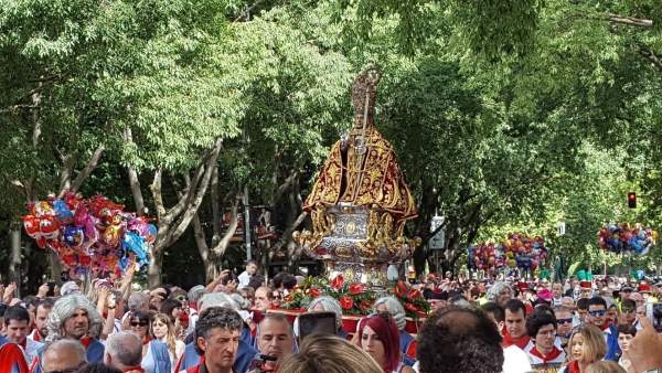 Procesión de San Fermín. Procesión de San Fermín.
