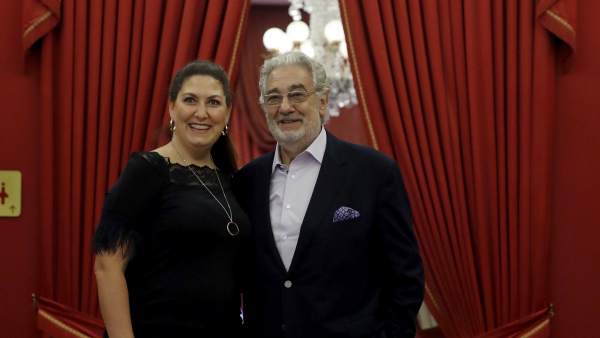 Plácido Domingo y Anna Pirozzi Plácido Domingo y Anna Pirozzi