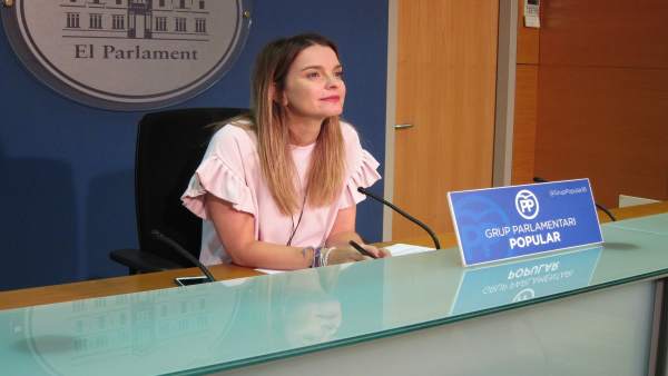 La portavoz del PP, Margalida Prohens, en el Parlament La portavoz del PP, Margalida Prohens, en el Parlament