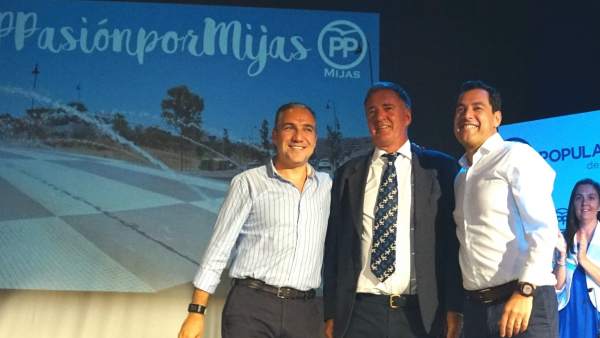 Bendodo, Nozal y Moreno (PP) Mijas Bendodo, Nozal y Moreno (PP) Mijas