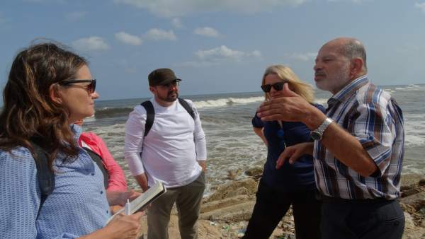 Mónica Oltra visita la Franja de Gaza Mónica Oltra visita la Franja de Gaza