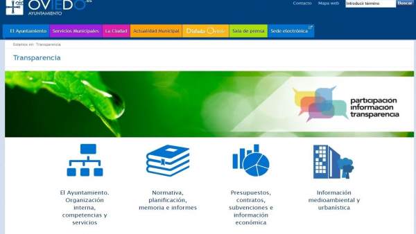 Portal de transparencia del Ayuntamiento de Oviedo Portal de transparencia del Ayuntamiento de Oviedo
