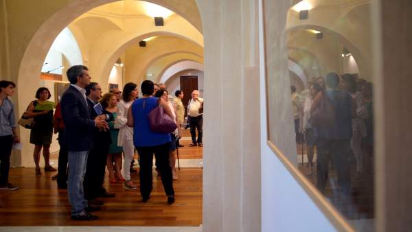 La exposición en el Castillo de San Romualdo La exposición en el Castillo de San Romualdo