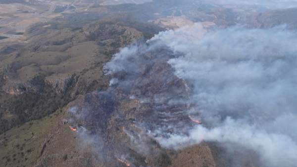 Imagen Del Incendio De La Sierra De Sopalmo Imagen Del Incendio De La Sierra De Sopalmo