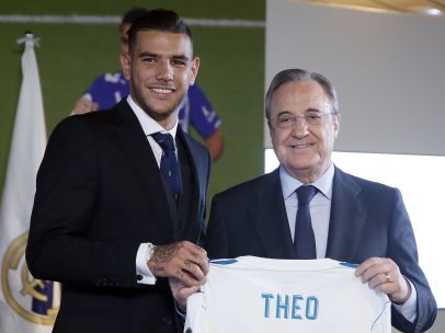 Presentación de Theo Hernández