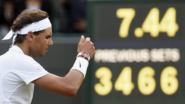 Rafa Nadal en Wimbledon. Rafa Nadal en Wimbledon.