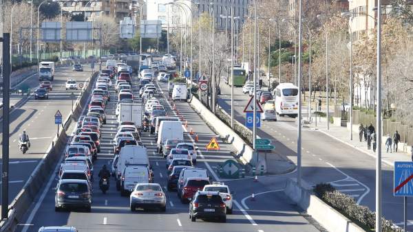 Tráfico, Madrid, cortes de tráfico por contaminación, coche, coches, vehículo Tráfico, Madrid, cortes de tráfico por contaminación, coche, coches, vehículo