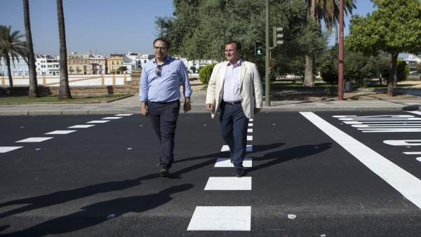 Sevilla. 11/07/2017. Juan Carlos Cabrera Visita El Estado Final De La Obra De As Sevilla. 11/07/2017. Juan Carlos Cabrera Visita El Estado Final De La Obra De As