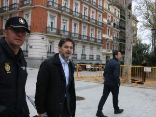 Oriol Pujol a las puertas de la Audiencia Nacional