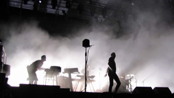 Los miembros del grupo Foals, en el FIB Los miembros del grupo Foals, en el FIB