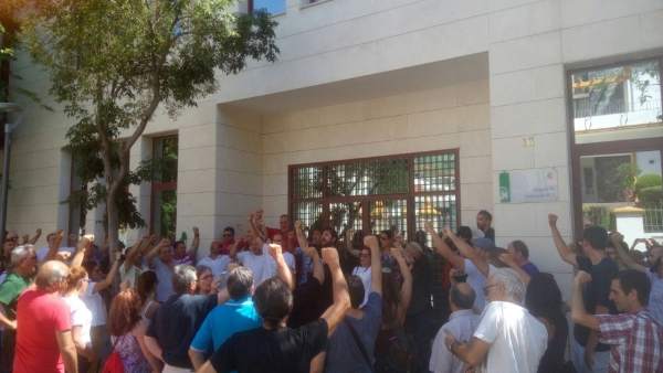 Protesta del SAT Protesta del SAT