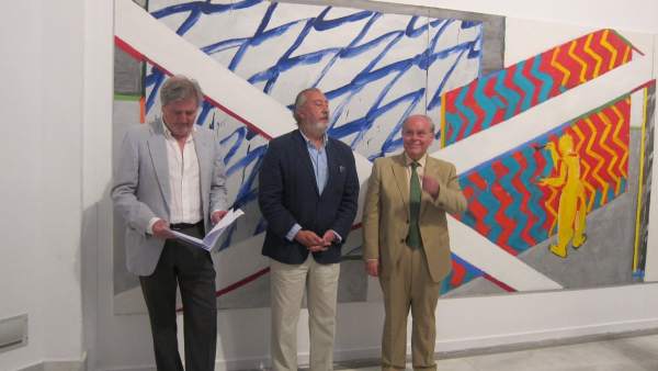 Méndez de Vigo en la inauguración de la exposición Méndez de Vigo en la inauguración de la exposición
