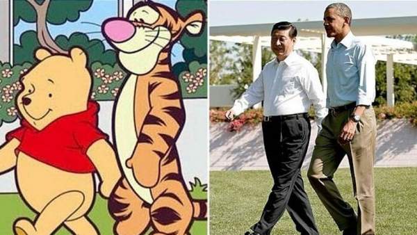 Winnie the Pooh y el presidente chino Winnie the Pooh y el presidente chino
