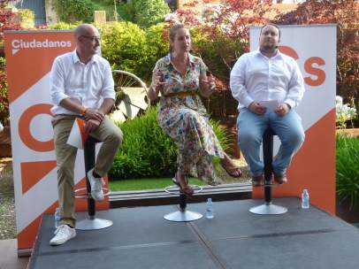 Félix Álvarez, Melisa Rodríguez y Rubén Gómez
