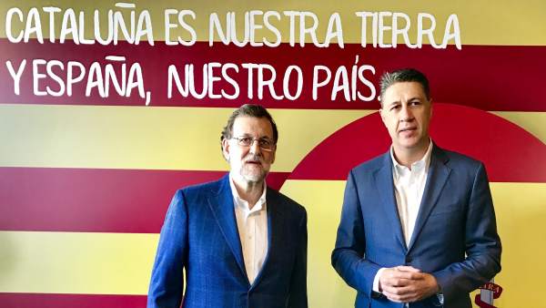 Mariano Rajoy con Xavier García Albiol Mariano Rajoy con Xavier García Albiol