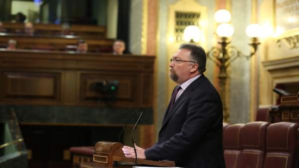 El diputado de Foro Asturias, Isidro Matínez Oblanca, en el Congreso El diputado de Foro Asturias, Isidro Matínez Oblanca, en el Congreso