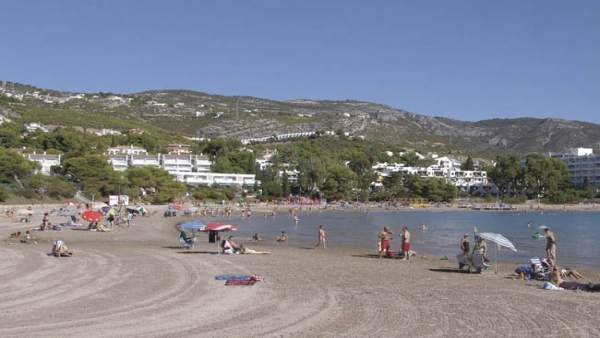 Instantánea de la playa de Las Fuentes Instantánea de la playa de Las Fuentes