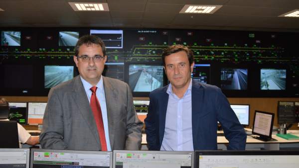 Manu Tejada eta Eneko Arruabarrena (ezkerrean)c1c, metroaren egungo aginte tokian Manu Tejada eta Eneko Arruabarrena (ezkerrean)c1c, metroaren egungo aginte tokian