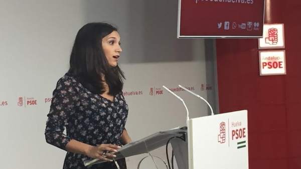 La vicesecretaria del PSOE de Huelva, María Márquez. La vicesecretaria del PSOE de Huelva, María Márquez.