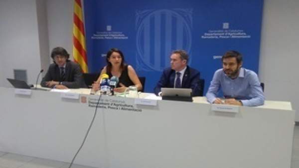Presentación de las cosechas de pera y manzana en Catalunya Presentación de las cosechas de pera y manzana en Catalunya