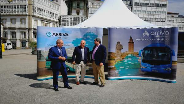 Arriva en una presentación en Betanzos Arriva en una presentación en Betanzos