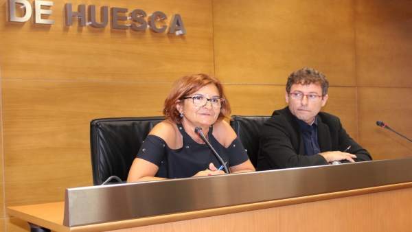 Maribel de Pablo y Marco Ibarz, de la Diputación de Huesca Maribel de Pablo y Marco Ibarz, de la Diputación de Huesca