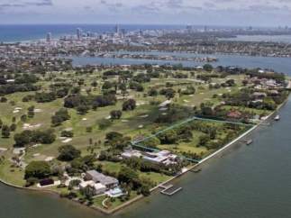 Isla de Indian Creek, en Miami