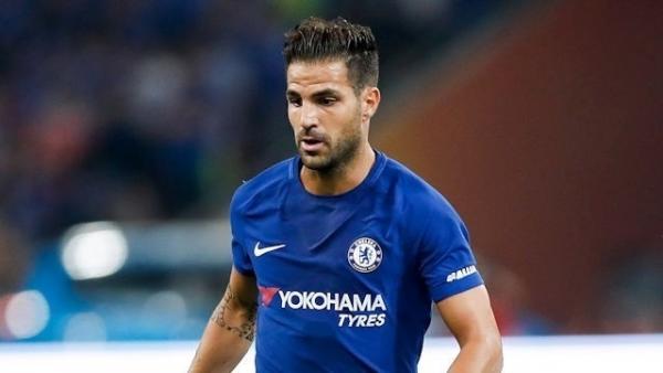 Cesc, en un partido con el Chelsea.