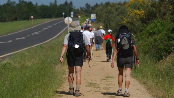Peregrinos en el Camino de Santiago Peregrinos en el Camino de Santiago