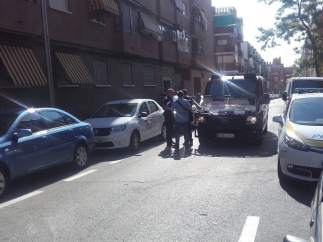 Desahucio en Carabanchel