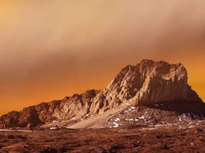 El planeta rojo, Marte.