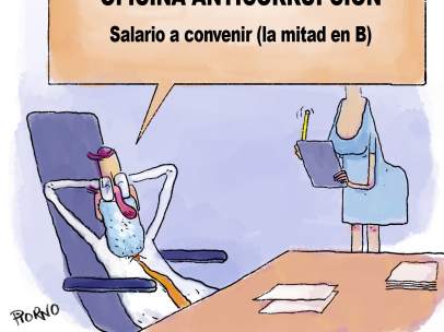 Oficina anticorrupción. La viñeta de Piorno