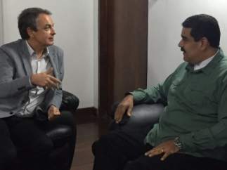 Zapatero y Maduro