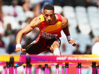 Orlando Ortega, en los Mundiales de Atletismo de Londres 2017
