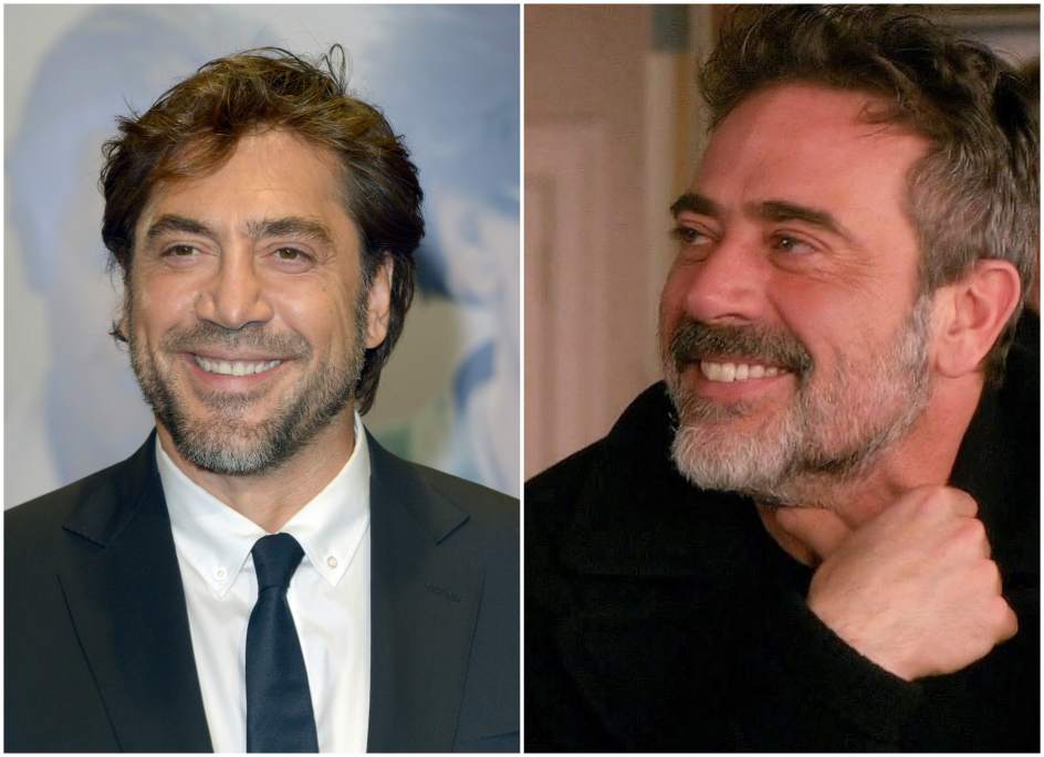 Foto: Javier Bardem y Jeffrey Dean Morgan | Parecidos entre famosos