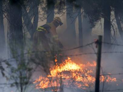 Incendio en Gredos