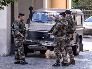 Atropello, París, Policía